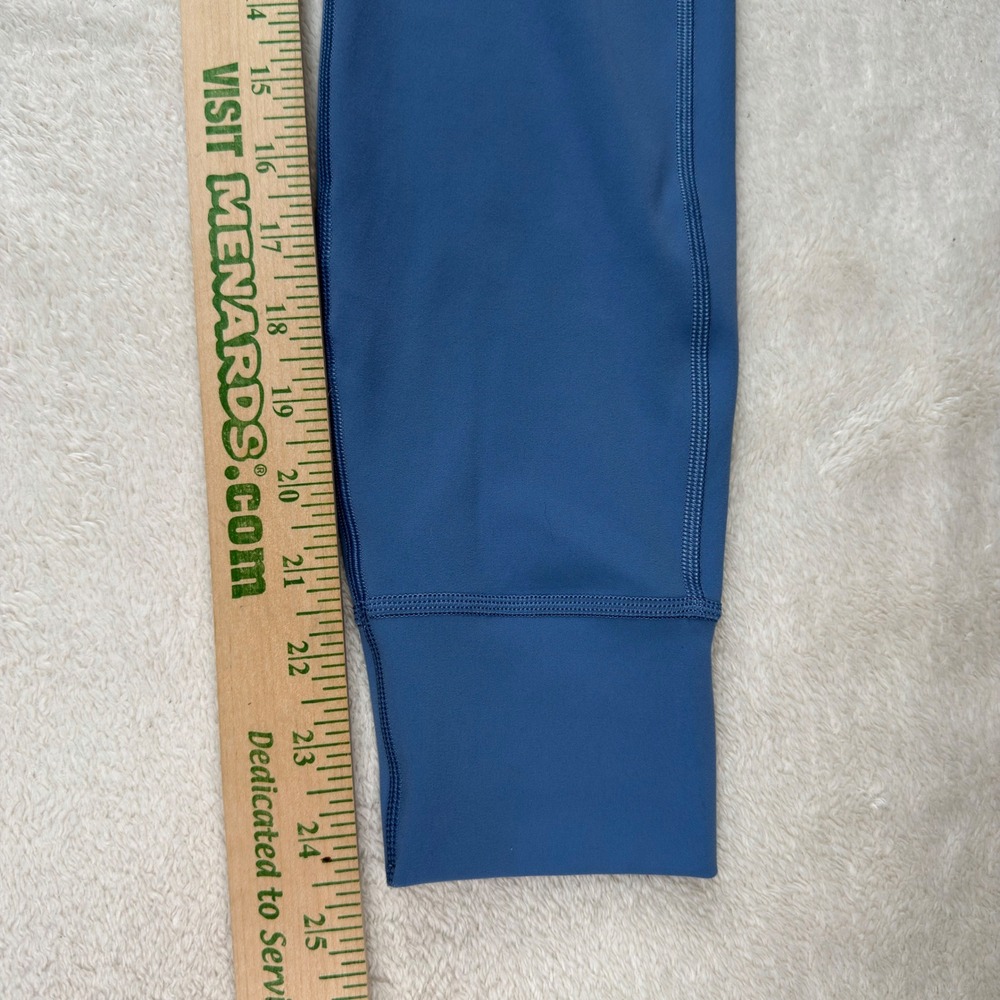 Vuori Daily Legging Azure Blue High Rise Drawstring Jogger Cuffs Womens M NEW - Picture 4 of 8